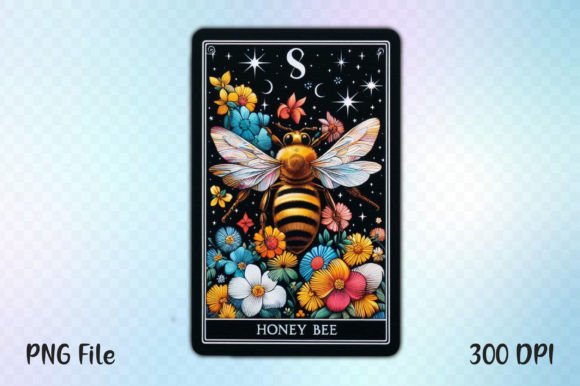 Bumble Bee Tarot Card Sublimation Design Guide