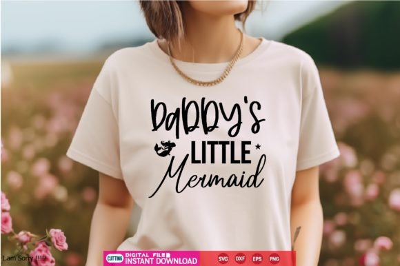 Daddy s Little Mermaid Svg: Creative Applications for Family Crafts and Apparel