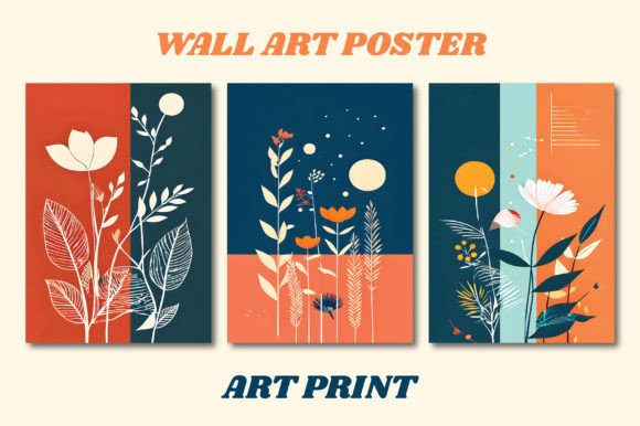 Floral Boho Modern Poster Wall Art Guide