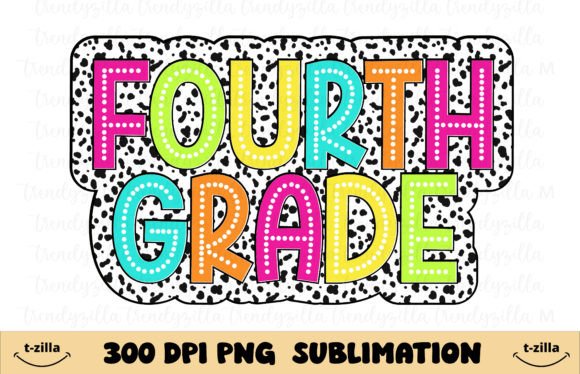 Fourth Grade Dalmatian Dots PNG Assets