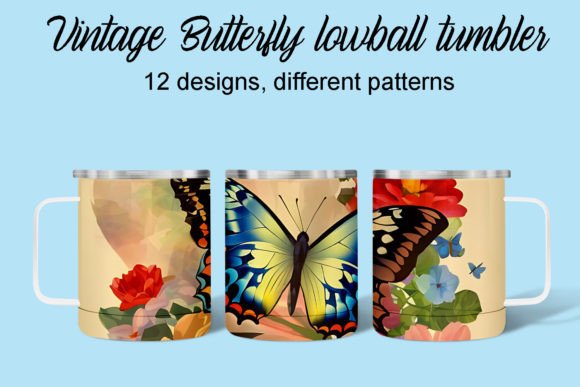 Free Vintage Butterfly Lowball Tumblers Guide