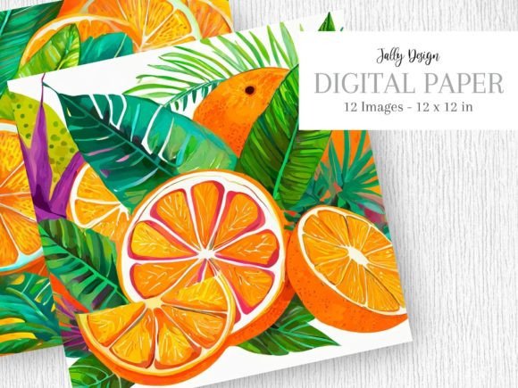 Fresh Juicy Oranges Cartoon Images for Design