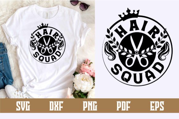 Hair Squad Svg Design: Technical Precision and Creative Application in Digital Crafting