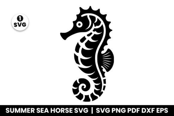 Strategic Application of the Summer Sea Horse Sublimation SVG Element in Creative Commerce