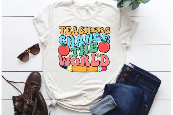 Wearable Advocacy: The Strategic Impact of Teachers Change the World T-shirt Design